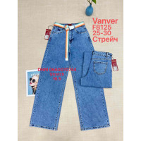 Vanver Wide leg джинси синього кольору широкі 25-30 8125