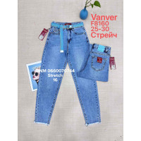 Vanver Мом джинси блакитного кольору Mom fit 25-30 8160