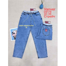 Vanver Мом джинси блакитного кольору Mom fit 30-36 8178