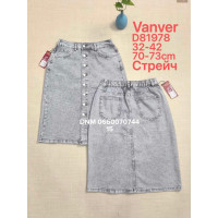 Vanver Спідниця джинсова сірого кольору 32-42 81978