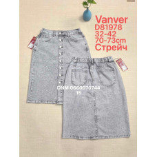 Vanver Спідниця джинсова сірого кольору 32-42 81978