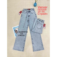 Vanver Wide leg джинси сірого кольору широкі 25-30 82009