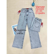Vanver Wide leg джинси сірого кольору широкі 25-30 82009