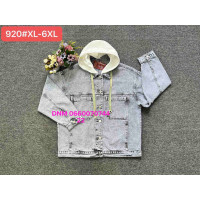 Vanver Куртка джинсова сірого кольору XL-6XL 920