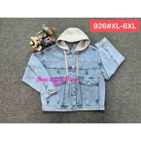 Vanver Куртка джинсова блакитного кольору XL-6XL 926