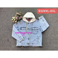 Vanver Куртка джинсова блакитного кольору XL-6XL 932