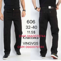Vingvgs Класичні джинси чорного кольору Classic fit 32-40 606