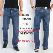Vingvgs Класичні джинси синього кольору Classic fit 30-38 8318-1