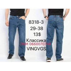 Vingvgs Класичні джинси синього кольору Classic fit 29-38 8318-3