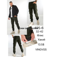 Vingvgs Джогери брюки хакі кольору з боковими кишенями Jogger fit 32-42 495-6