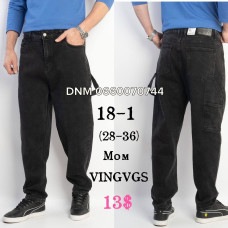 Vingvgs Мом джинси чорного кольору Mom fit 28-36 18-1