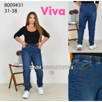 Viva Мом джинси синього кольору Mom fit 31-38 8009