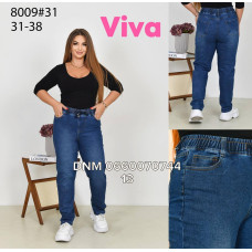 Viva Мом джинси синього кольору Mom fit 31-38 8009