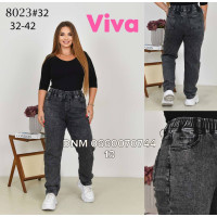 Viva Мом джинси сірого кольору Mom fit 32-42 8023