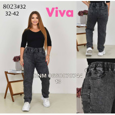 Viva Мом джинси сірого кольору Mom fit 32-42 8023