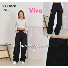 Viva Баггі джинси чорного кольору Baggy 28-33 8039