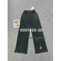 Yimeite Wide leg брюки трикотажні сірого кольору 25-30 6001