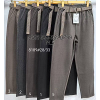 Yimeite Мом брюки трикотажні пояс резинка Mom fit 28-33 8189