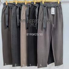 Yimeite Мом брюки трикотажні пояс резинка Mom fit 25-30 8190