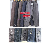 Yimeite Мом брюки трикотажні пояс резинка Mom fit 28-33 9058