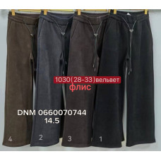 Yimeite Wide leg брюки вельвет  утеплені фліс зима 28-33 1030