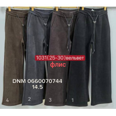 Yimeite Wide leg брюки вельвет  утеплені фліс зима 25-30 1031