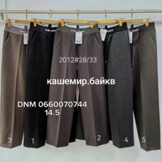 Yimeite Мом резинка брюки кашемір байка утеплені зима Mom fit 28-33 2012