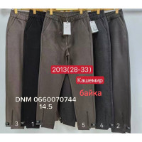 Yimeite Мом резинка брюки кашемір байка утеплені зима Mom fit 28-33 2013