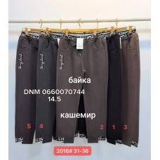 Yimeite Мом резинка брюки кашемір байка утеплені зима Mom fit 31-36 2016