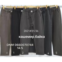 Yimeite Мом резинка брюки кашемір байка утеплені зима Mom fit 31-36 2021