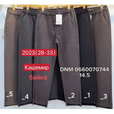 Yimeite Мом резинка брюки кашемір байка утеплені зима Mom fit 28-33 2023