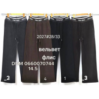Yimeite Wide leg брюки вельвет  утеплені фліс зима 28-33 2027