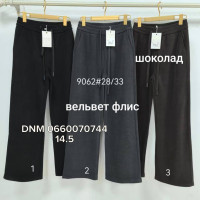 Yimeite Wide leg брюки вельвет  утеплені фліс зима 28-33 9062