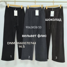 Yimeite Wide leg брюки вельвет  утеплені фліс зима 28-33 9062