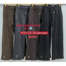 Yimeite Wide leg брюки широкі вельвет фліс утеплені зима 25-30 1031