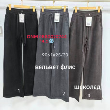 Yimeite Wide leg брюки широкі вельвет фліс утеплені зима 25-30 9061