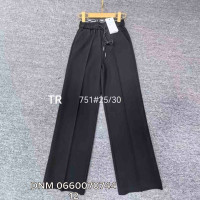Yimeite Wide leg брюки трикотажні чорного кольору 25-30 751