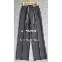 Yimeite Wide leg брюки трикотажні чорного кольору 25-30 753