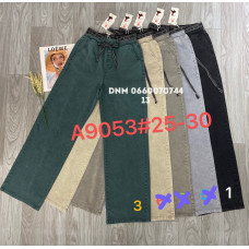 Yingguoxiang Wide leg брюки трикотажні пояс на резинці літо 25-30 9053
