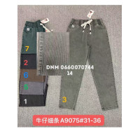 Yingguoxiang Мом брюки трикотажні пояс на резинці літо Mom fit 31-36 9075