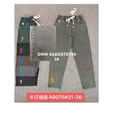 Yingguoxiang Мом брюки трикотажні пояс на резинці літо Mom fit 31-36 9075