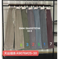 Yingguoxiang Wide leg брюки трикотажні пояс на резинці літо 25-30 9076