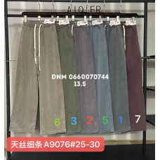 Yingguoxiang Wide leg брюки трикотажні пояс на резинці літо 25-30 9076