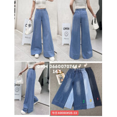 Yingguoxiang Wide leg брюки трикотажні пояс на резинці літо 28-33 9080