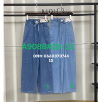 Yingguoxiang Wide leg брюки трикотажні пояс на резинці літо 28-33 9088