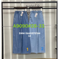 Yingguoxiang Wide leg брюки трикотажні пояс на резинці літо 28-33 9090
