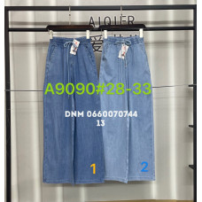 Yingguoxiang Wide leg брюки трикотажні пояс на резинці літо 28-33 9090
