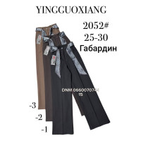 Yingguoxiang Wide leg брюки габардин весна 25-30 2052