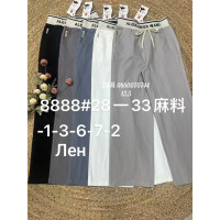 Yingguoxiang Wide leg брюки льон трикотаж в кольорах стрейч літо 28-33 8888