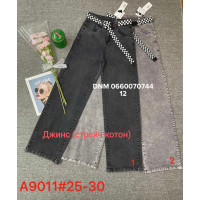 Wide leg джинси модель в кольорах стрейч котон весна 